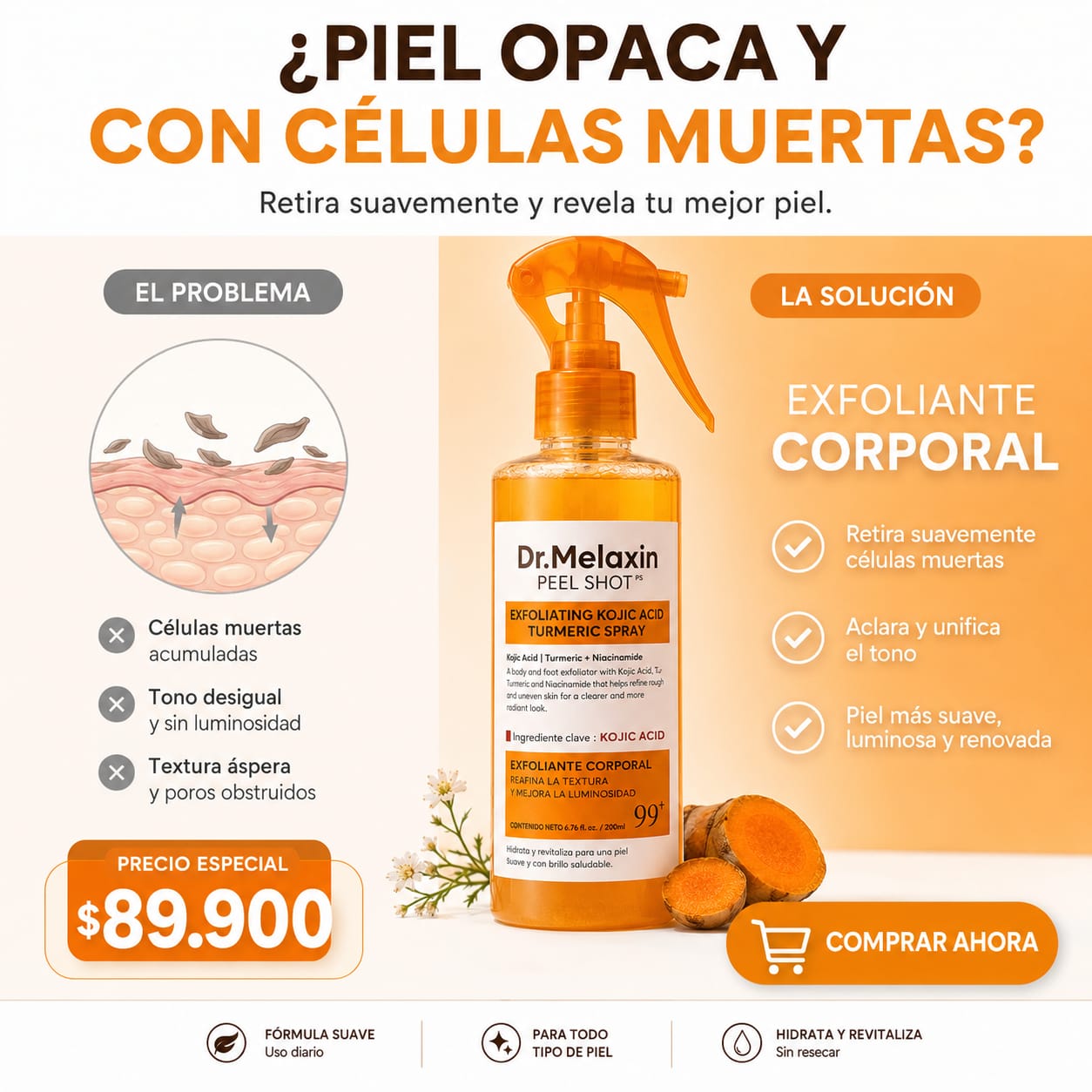 Dr. Melaxin Peel Shot Spray